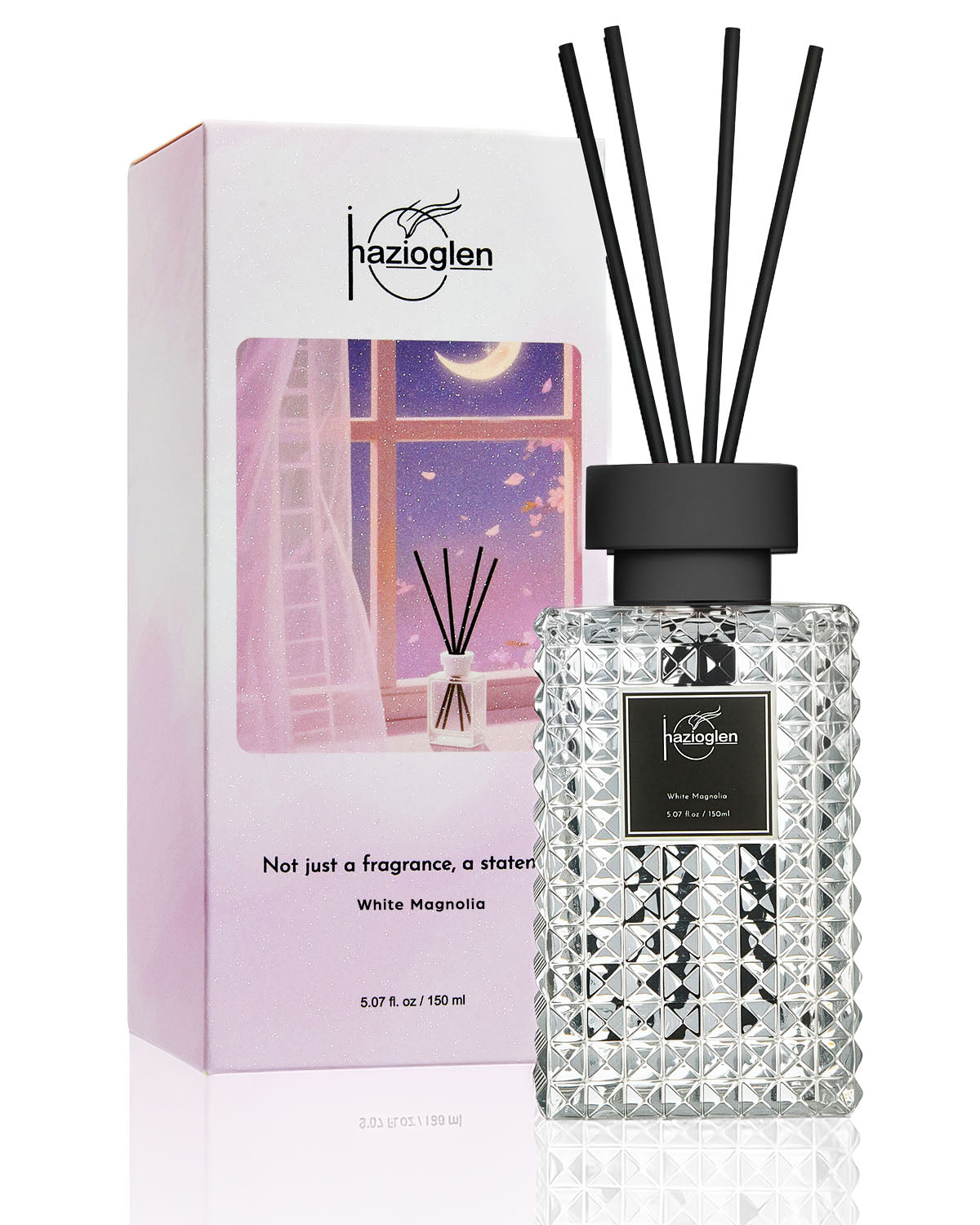 Reed Diffuser Set, White Magnolia Scent