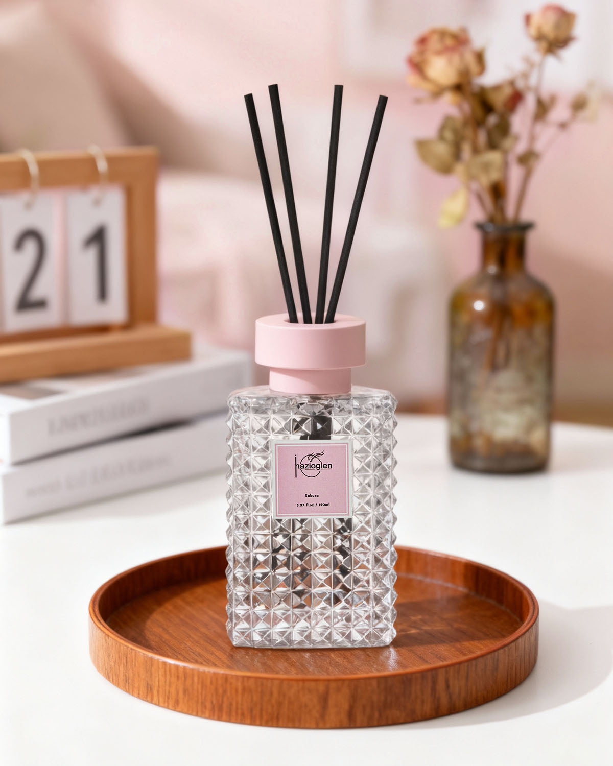 Reed Diffuser Set, Sakura Scent