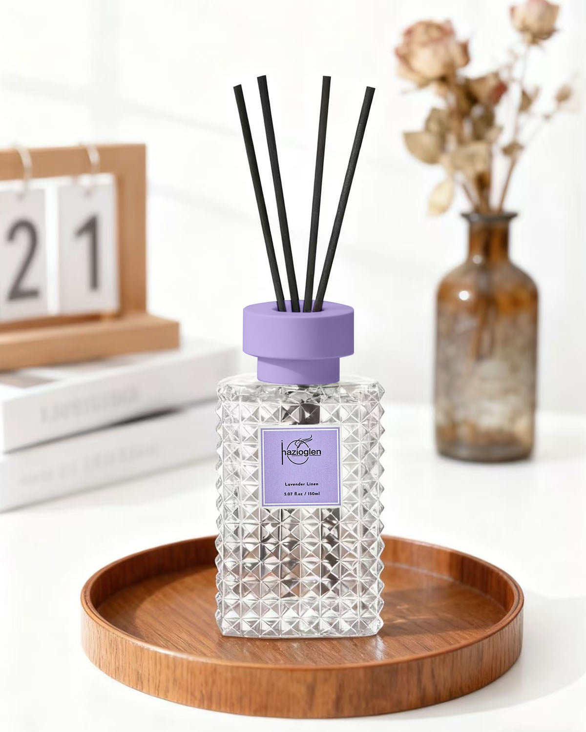 Reed Diffuser Set, Lavender Linen Scent